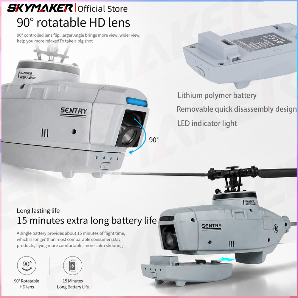 طائرة هليكوبتر RC ERA C127AI C - مراجعة Rc Helicopter Gyro وسعره