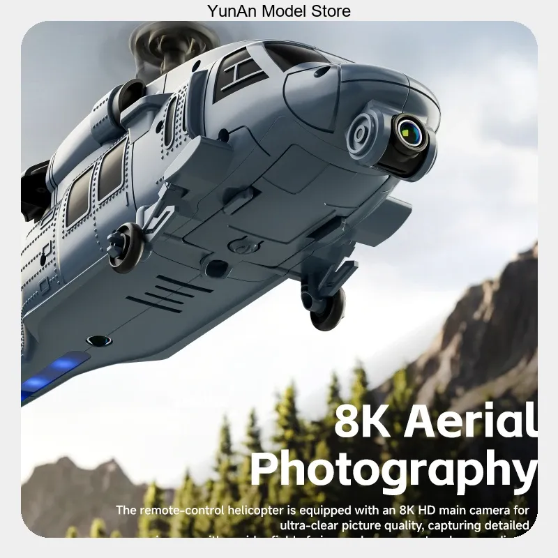 طائرة هليكوبتر 4DRC L2 8K UHD  - مراجعة Rc Helicopter Gyro وسعره
